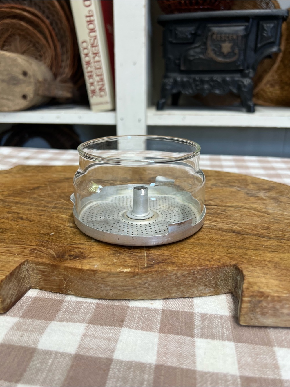 Pyrex flamware parts glass and metal basket coffee pot replacement parts